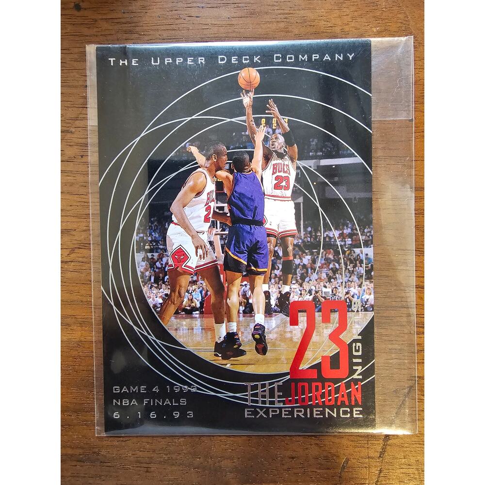 Michael Jordan 1996 Upper Deck 23 Nights #12 - Jordan Experience - NBA - Jumbo